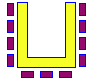 "Image of U-shaped seating