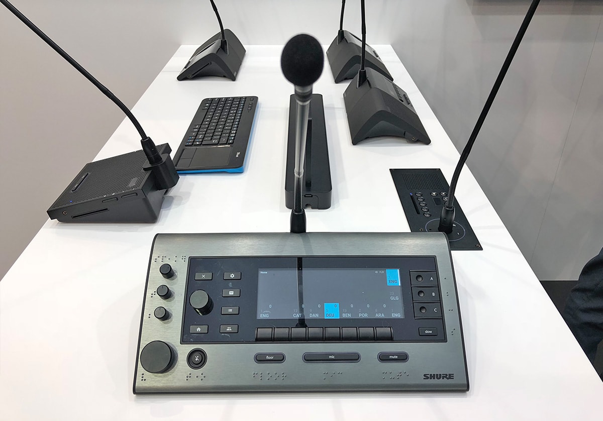 Shure Microflex Complete Interpreter Desk