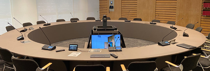 Meeting room video conference