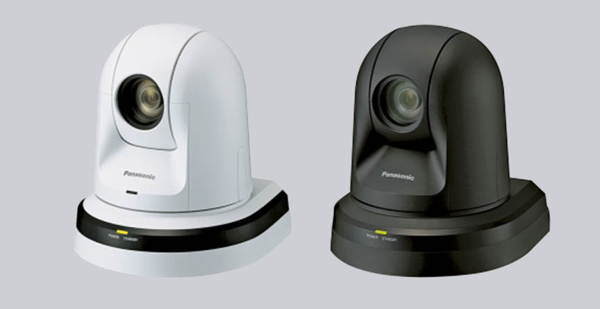 2 cameras as dome cameras or PTZ cameras