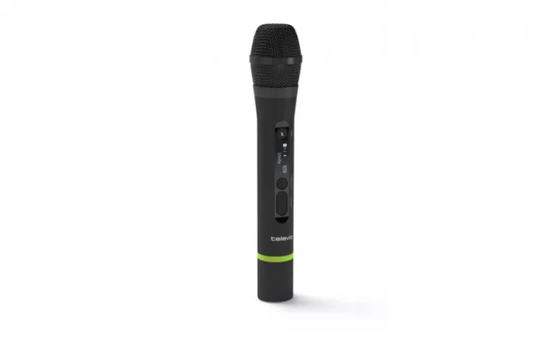 A handheld microphone type Unite from Televic