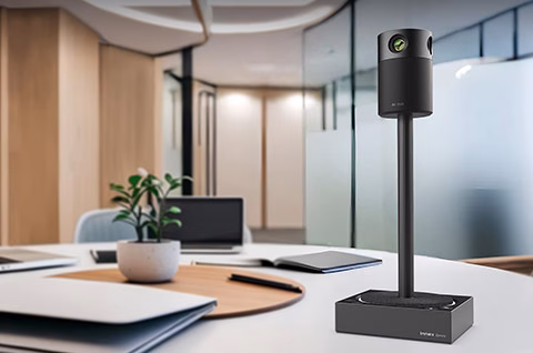 Conferentiecamera innex omni 360 4k AI – Wij verzorgen conferenties, vergaderingen en evenementen – of het nu klassiek, digitaal of hybride is. Wij realiseren uw evenement succesvol met onze jarenlange ervaring. Wij bieden verhuur, verkoop, installatie en ondersteuning van conferentie- en AV-mediatechnologie en behoren tot de marktleiders op het gebied van tolken en tolktechnologie op afstand.