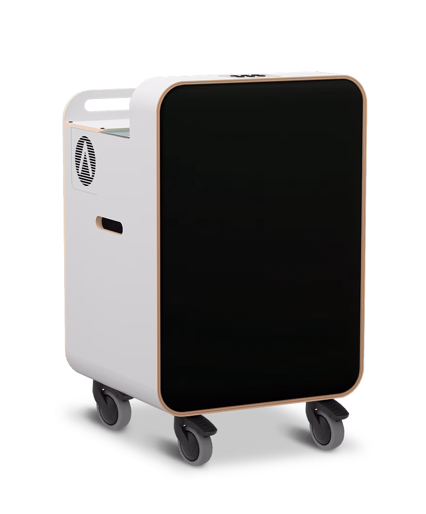 Artome mobiler Konferenzraum S1 &ndash; Mobile Artome Systeme sind installationsfreie All‑in‑One‑Lösungen für Bild und Ton, die Projektor, Soundsystem und Anschlüsse in einem flexiblen Möbel vereinen. Von kompakten S‑Modellen für Unterrichts- und Meetingräume über das designstarke M10 bis hin zu den leistungsstarken X‑Systemen für Hallen und Eventflächen verwandeln Sie bestehende Räume ohne bauliche Maßnahmen in vollwertige Lern‑ und Veranstaltungsumgebungen.